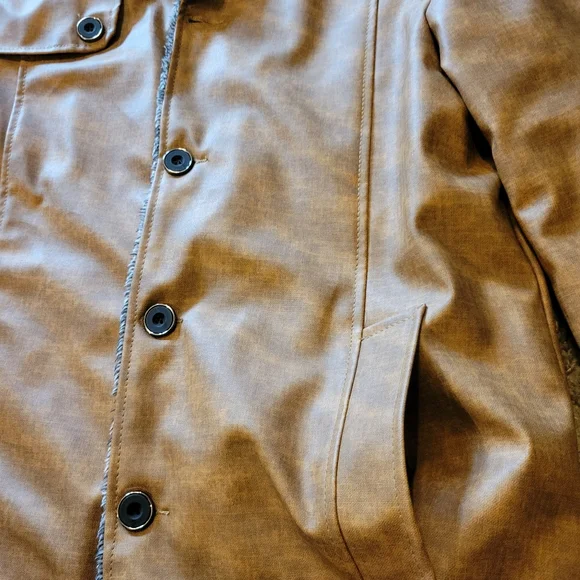 MENS NWOT KP FASHION MAN Faux leather Jacket - Picture 9 of 13